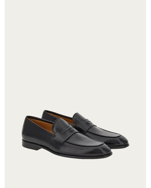 Ferragamo White Penny Loafer for men
