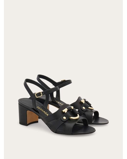 Ferragamo Natural Gancini Ornament Sandal .5