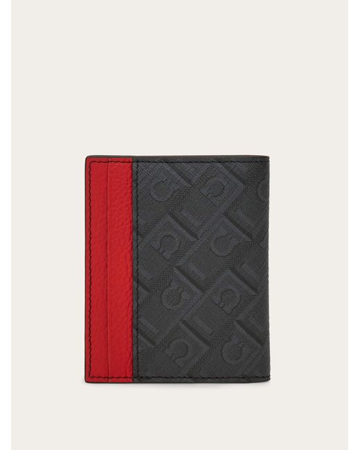 Ferragamo Men Monogram Credit Card Holder for men