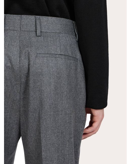 Ferragamo Gray Tailored Trouser for men