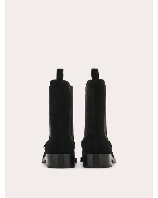 Ferragamo Black Chelsea Boot