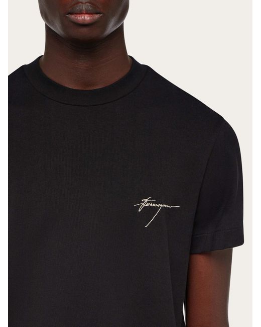 Ferragamo Black Sporty T-Shirt for men