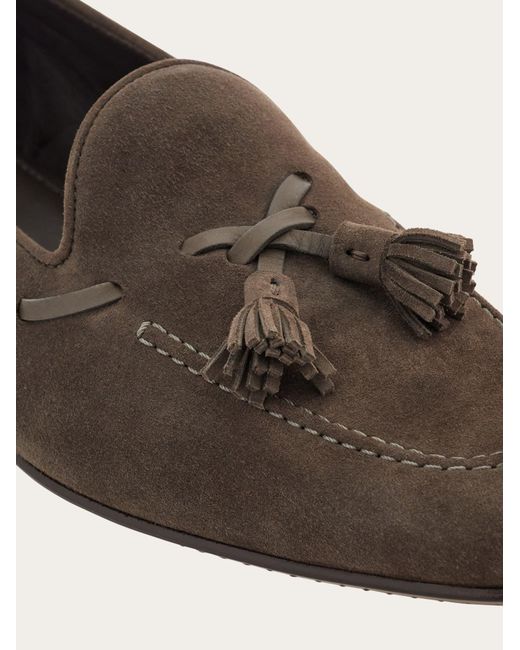 Ferragamo Natural Tassel Loafer for men
