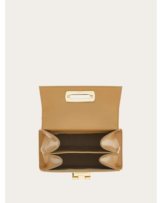 Ferragamo Natural Iconic Top Handle (s)