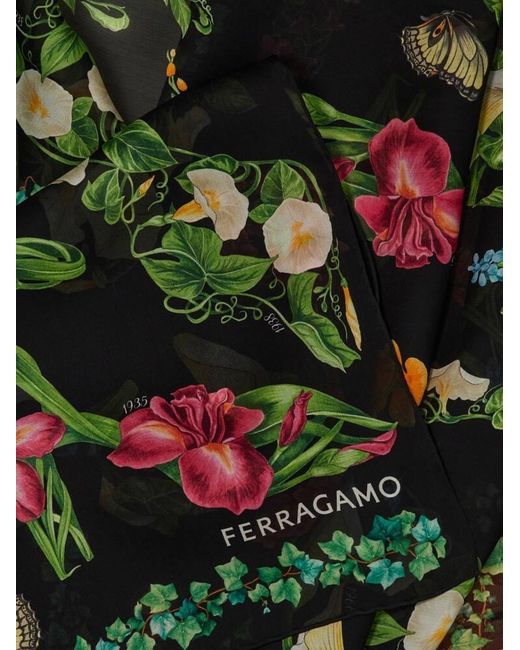 Donna Sciarpa di Ferragamo in Green