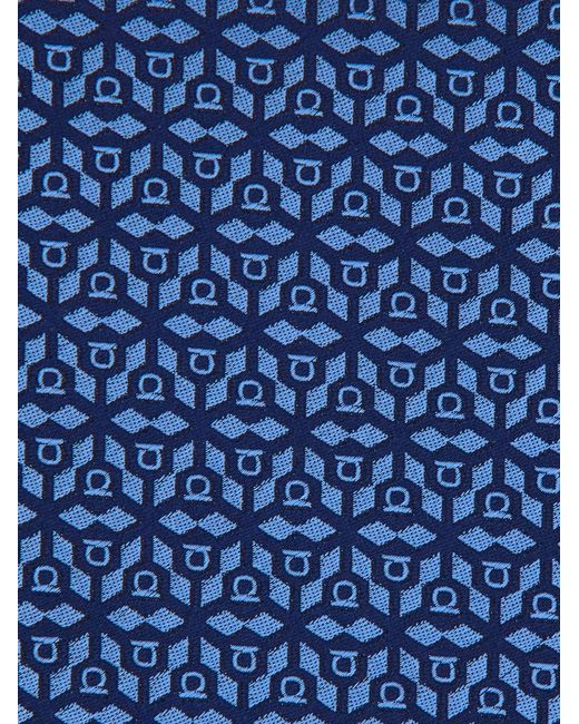 Ferragamo Herren Krawatte aus Seiden-Jacquard in Blue für Herren