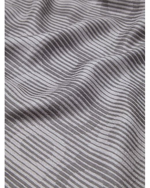 Uomo Sciarpa Pattern Gancini di Ferragamo in Gray da Uomo