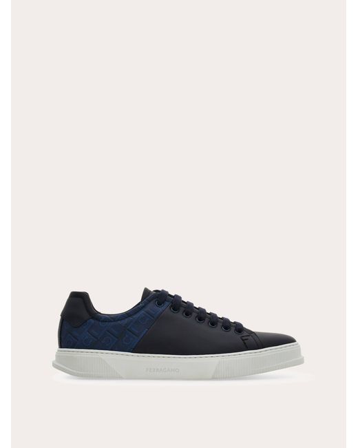 Ferragamo Blue Low Cut Sneaker for men