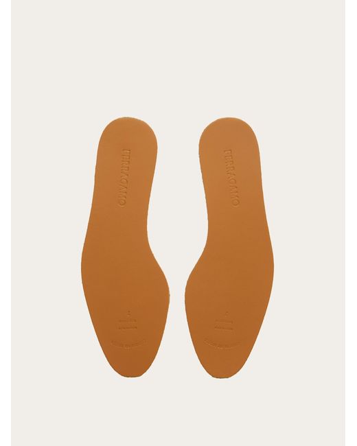 Ferragamo White Leather Removable Insole Leather for men