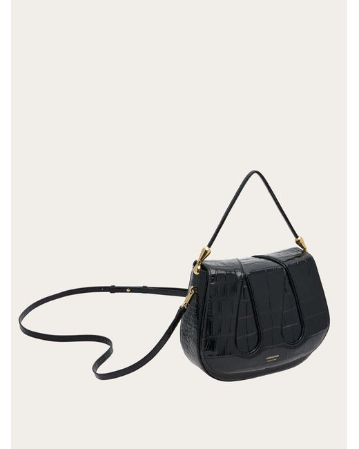 Handbag (M) Ferragamo en coloris Black