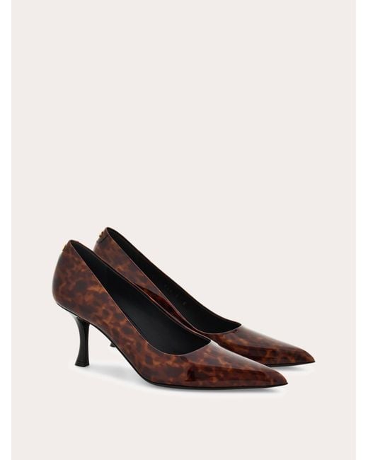 Ferragamo Brown Pump Shoe .5