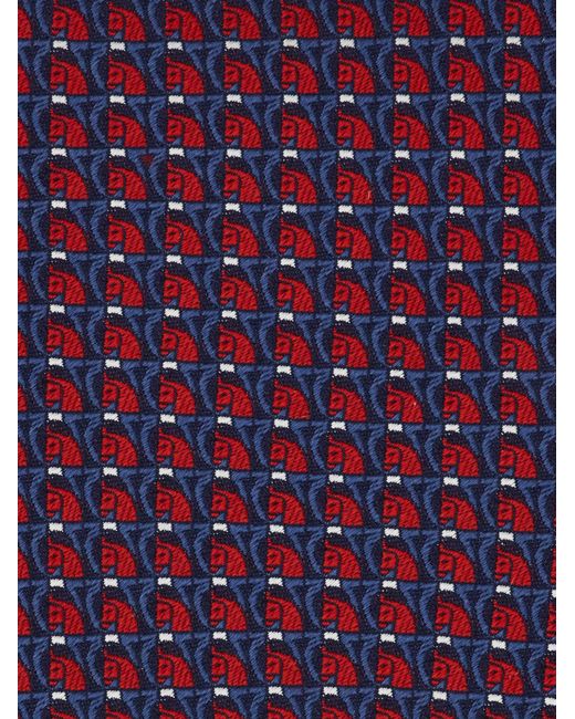 Ferragamo Purple Pegasus Jacquard Tie for men