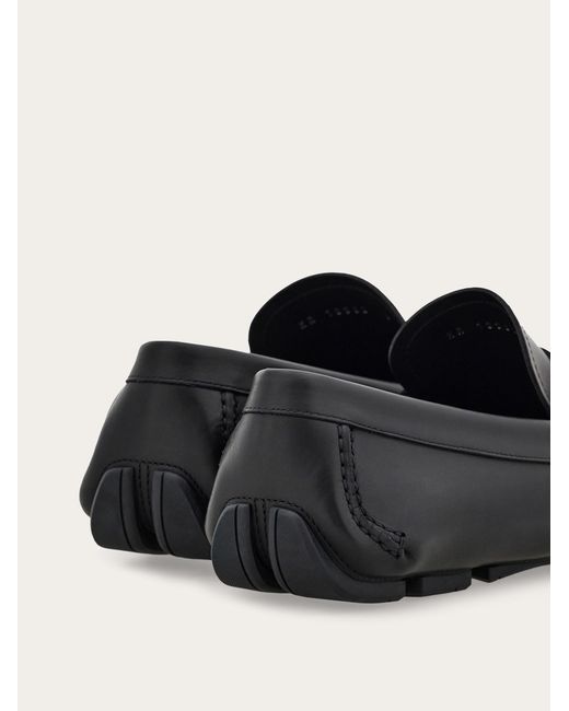 Ferragamo White Penny Driver for men