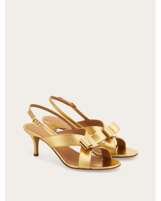 Ferragamo Natural Vara Bow Sandal .5