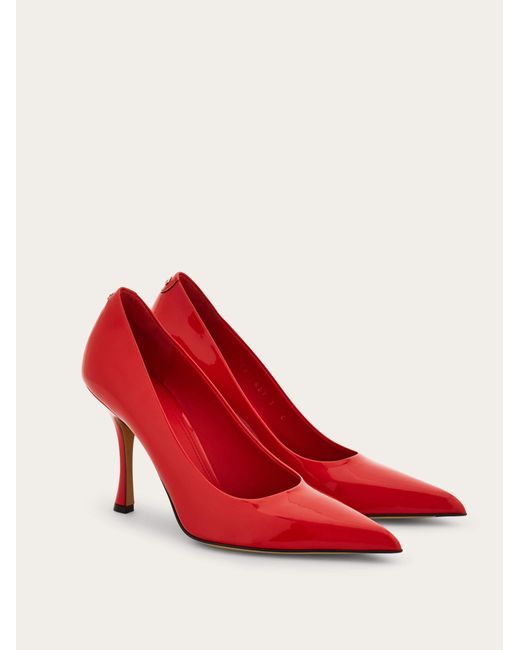 Ferragamo Red Pump Shoe