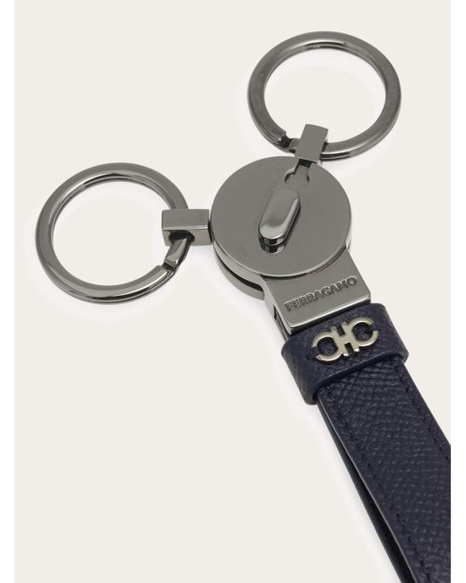 Ferragamo Natural Gancini Key Holder for men