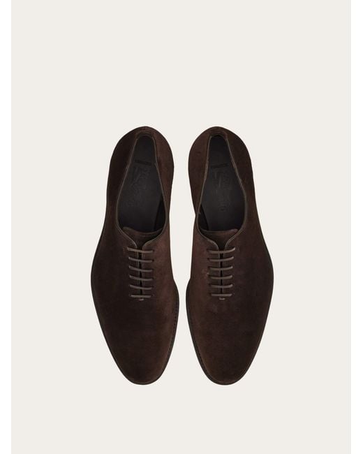 Ferragamo White Oxford Tramezza for men