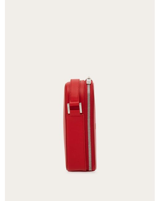 Ferragamo Red Compact Crossbody Bag for men