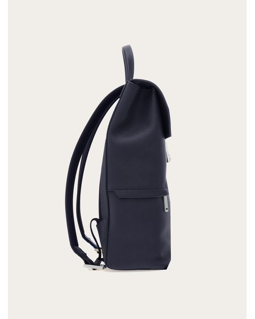 Hommes Sac À Dos Avec Boucle Gancini Bleu Ferragamo pour homme en coloris Blue