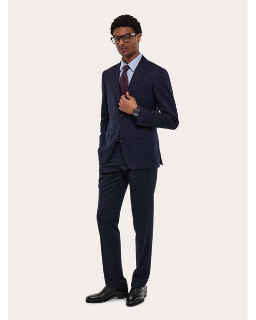 Ferragamo Purple Dots Jacquard Tie for men