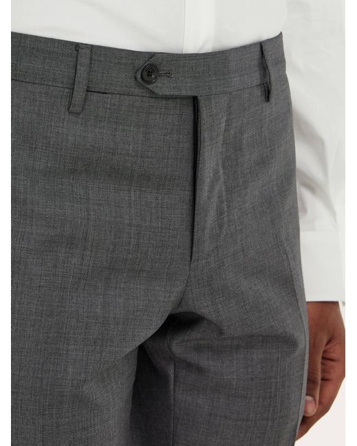 Ferragamo Blue Check Suit In Wool for men