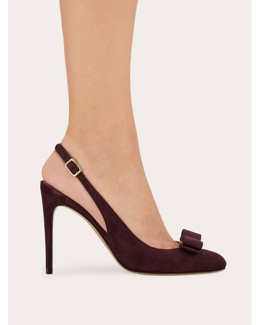 Ferragamo Pink Vara Bow Slingback