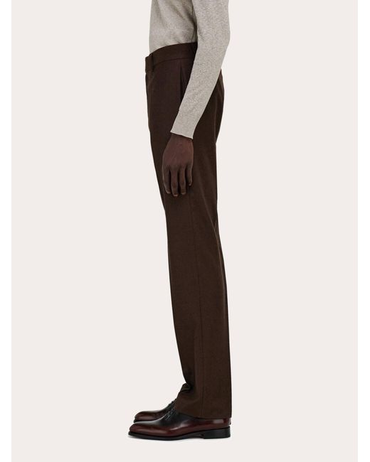 Ferragamo Brown Tailored Trouser for men
