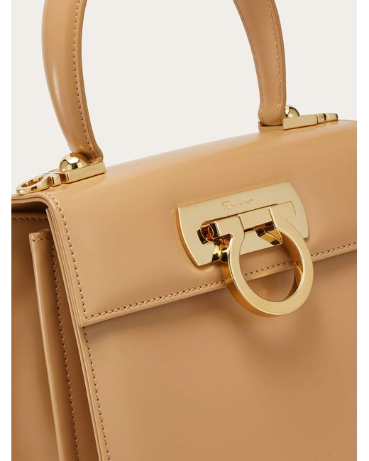 Ferragamo Natural Iconic Top Handle (s)
