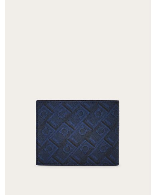 Ferragamo Blue Monogram Wallet for men