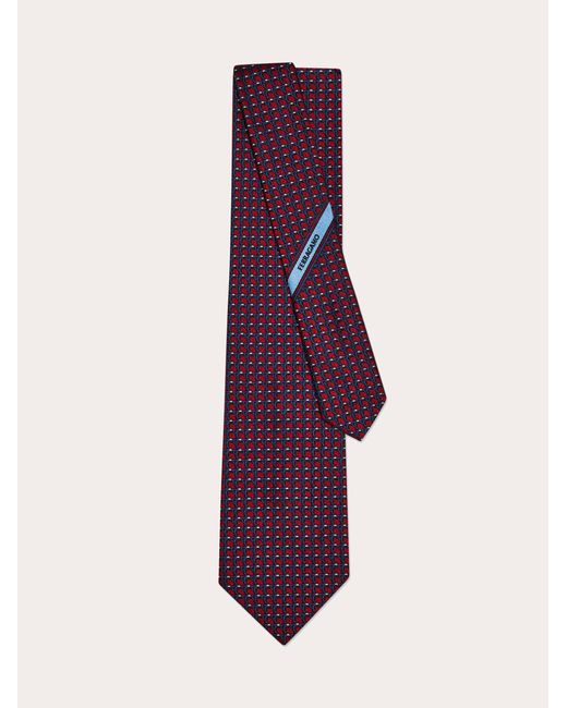 Ferragamo Purple Pegasus Jacquard Tie for men