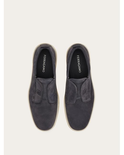 Uomo Sneaker Slip On Taglia di Ferragamo in Blue da Uomo