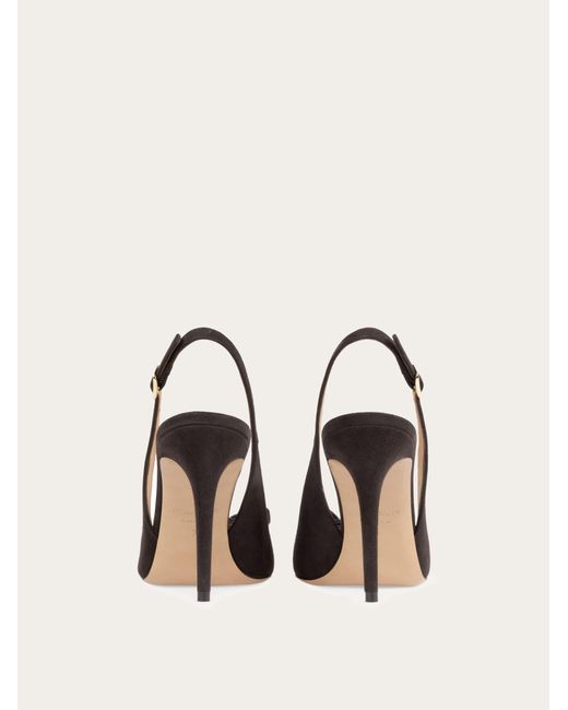 Ferragamo Natural Vara Bow Slingback