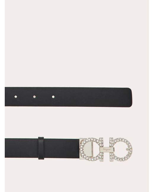 Ferragamo Multicolor Gancini Adjustable Leather Belt