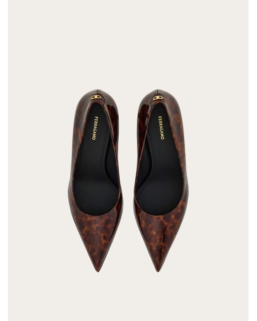 Ferragamo Brown Pump Shoe .5