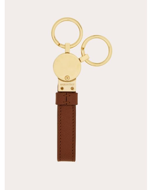 Ferragamo Natural Gancini Key Holder for men
