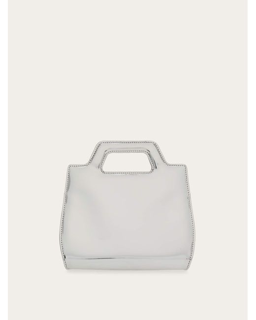 Ferragamo White Mini Bag Wanda