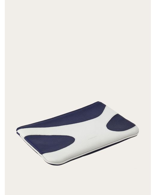 Ferragamo Herren Smartphone-Etui Weiß in Blue für Herren