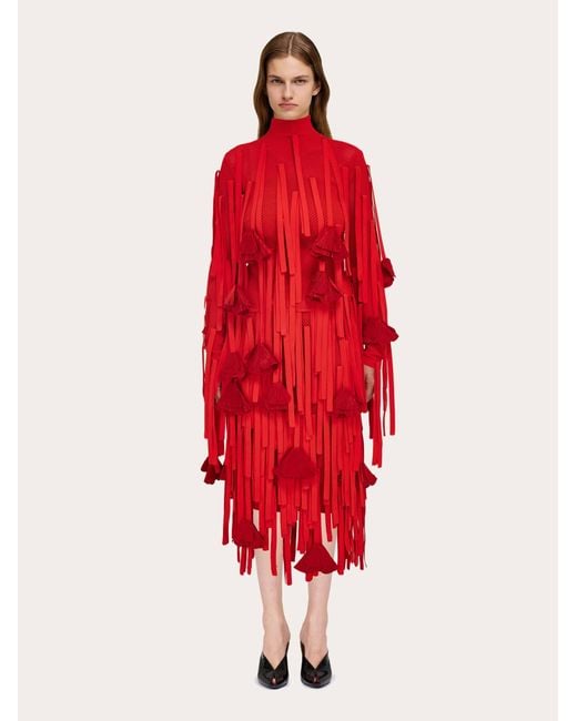 Donna Gonna di Ferragamo in Red