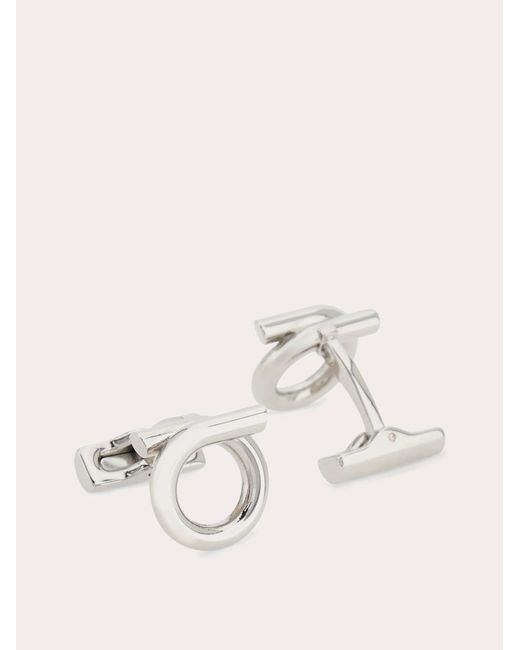 Ferragamo Natural Gancini Cufflinks for men