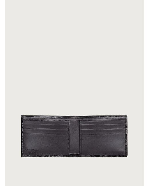 Ferragamo Blue Gancini Wallet for men