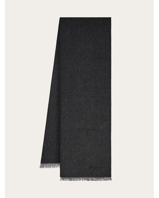 Ferragamo Black Cashmere Scarf for men