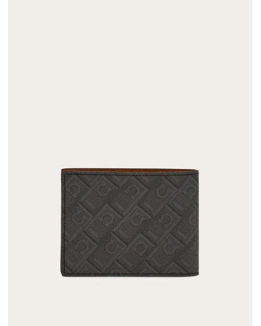 Ferragamo Herren Monogram Brieftasche in Gray für Herren