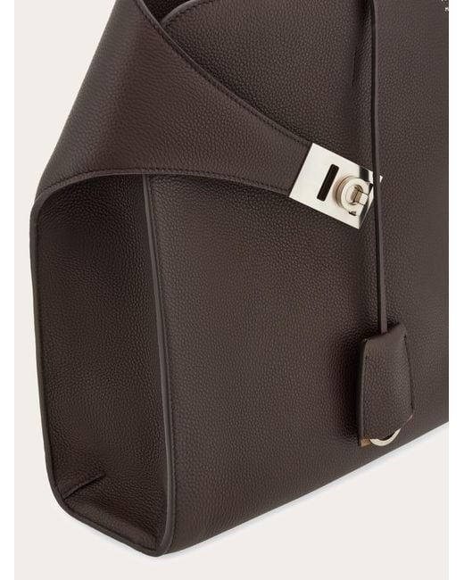 Ferragamo Black Hug Briefcase for men