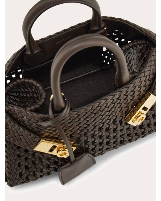 Ferragamo Black Hug Handbag (Xs)