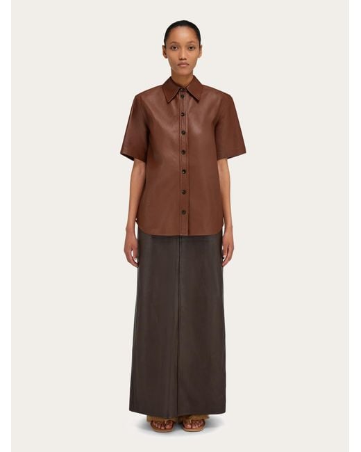 Donna Camicia di Ferragamo in Brown