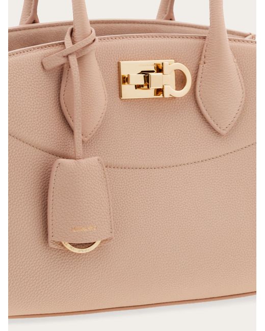 Ferragamo Natural New Studio Soft Bag (M)
