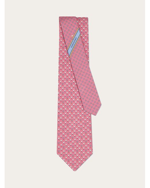 Uomo Cravatta di Ferragamo in Pink da Uomo
