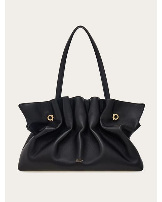 Ferragamo Black Soft-Bag (L)
