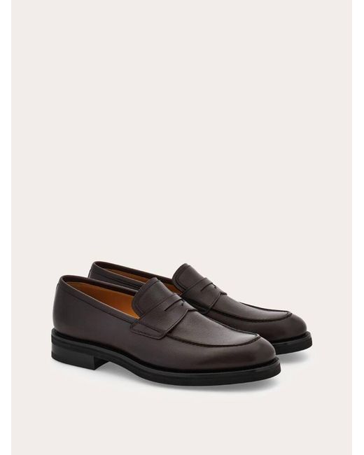 Ferragamo White Penny Loafer for men