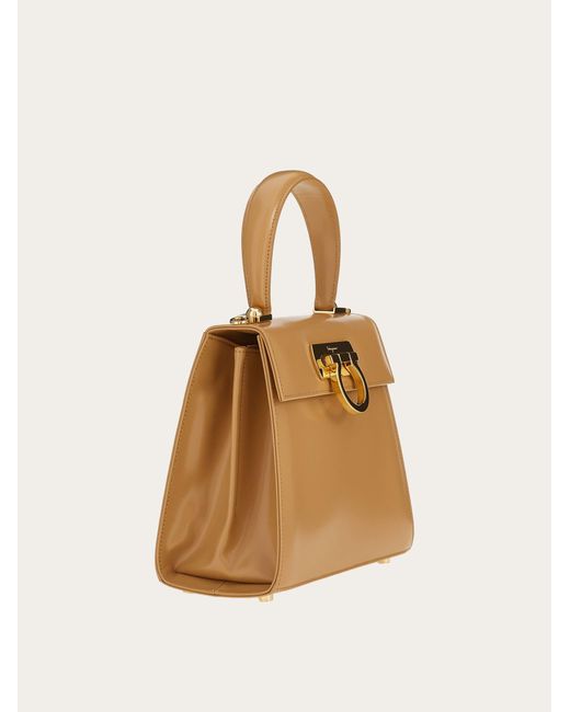 Ferragamo Natural Iconic Top Handle (s)